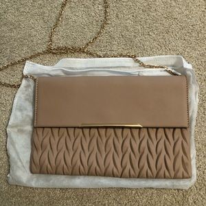 Neutral color crossbody bag tan beige